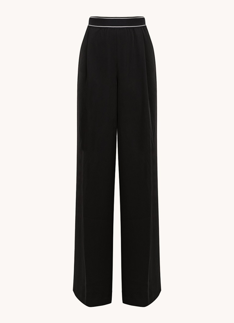Reiss Abigail high-waist wide-fit trousers with side pockets