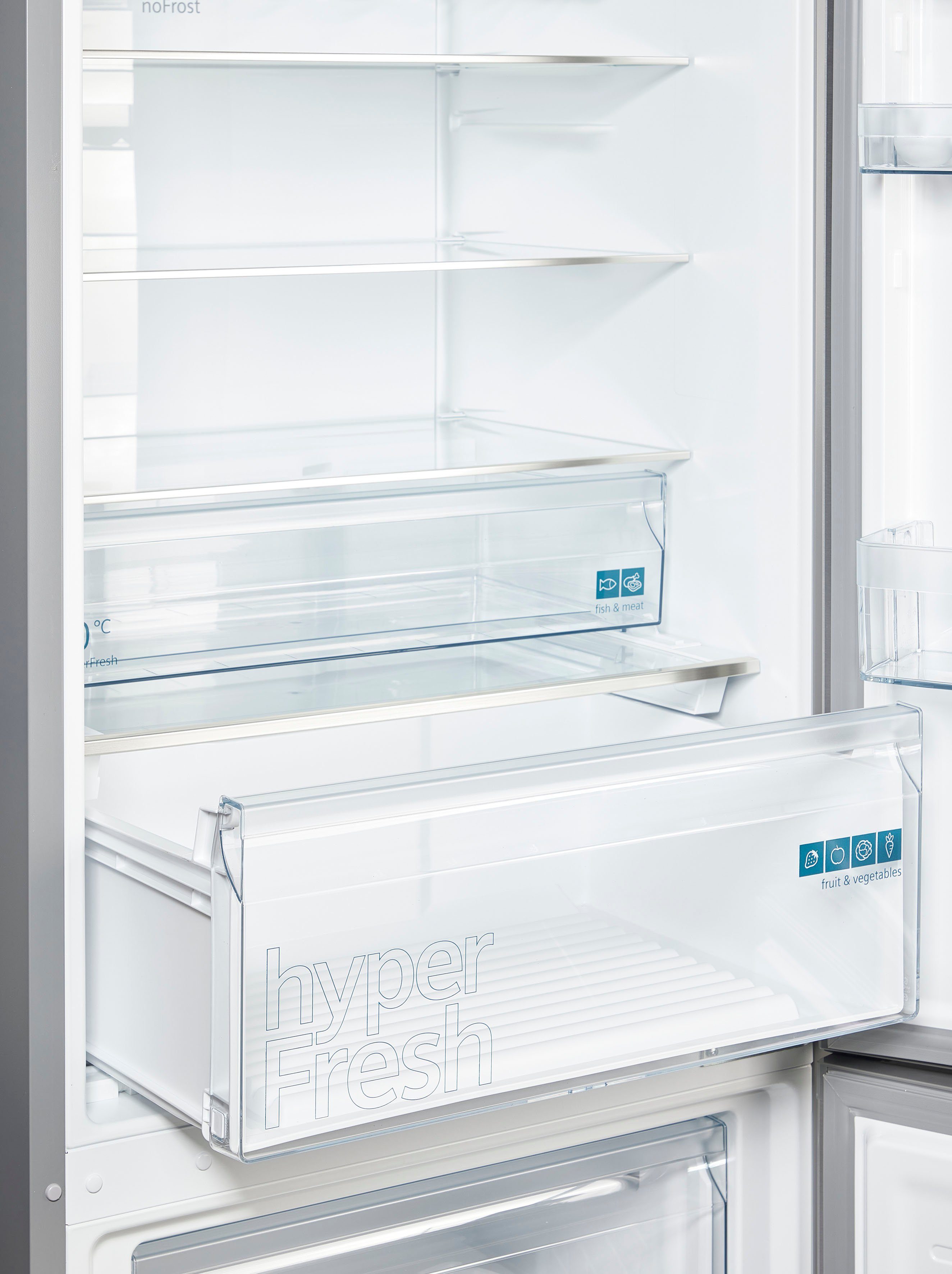 SIEMENS Kühl-/Gefrierkombination KG49NXIBF, 203 cm hoch, 70 cm breit
