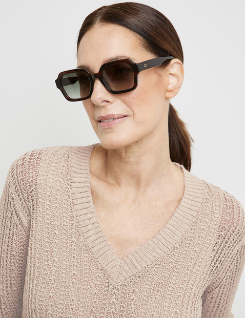 Eckige Sonnenbrille