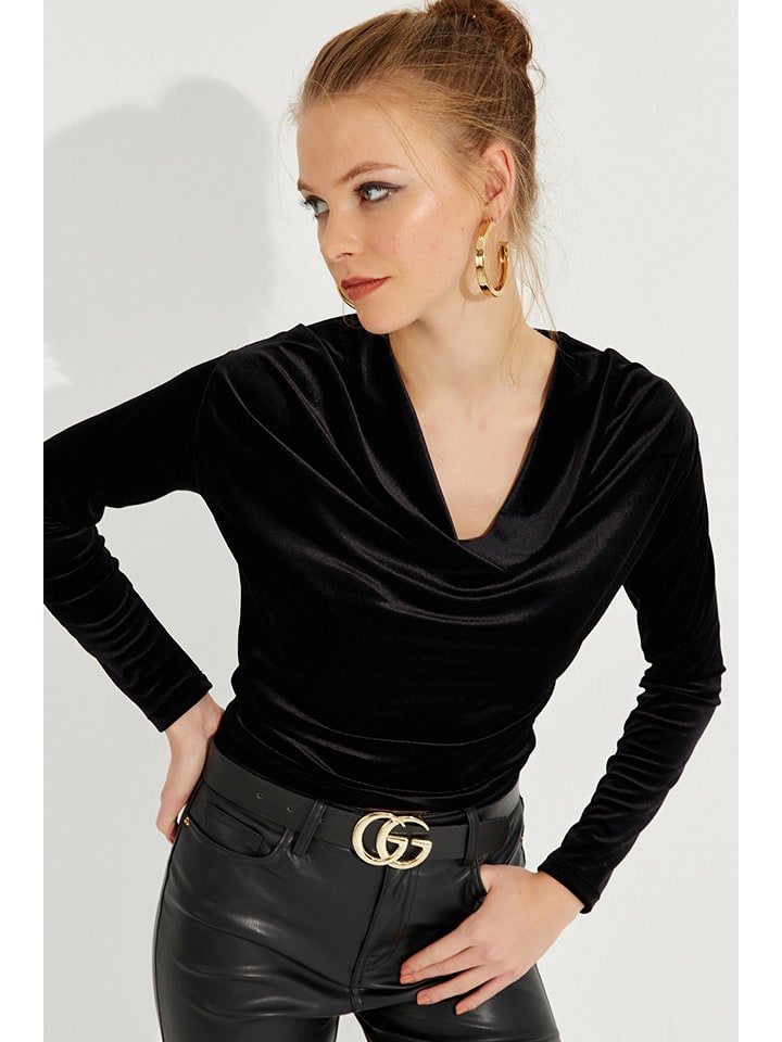 So You Bluse in Schwarz günstig kaufen
