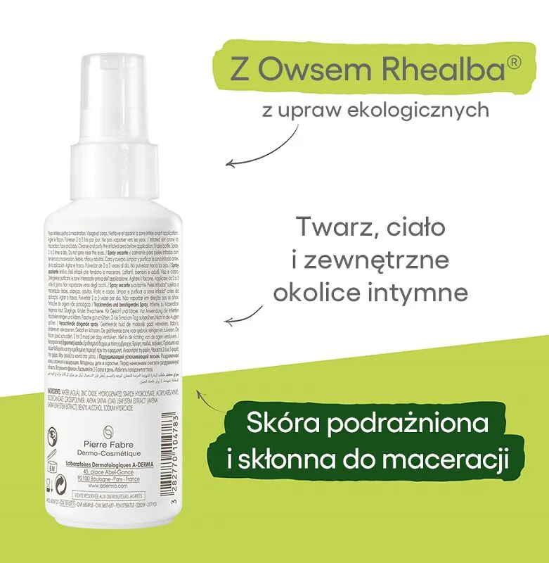 A-Derma Cytelium sprej za sušenje