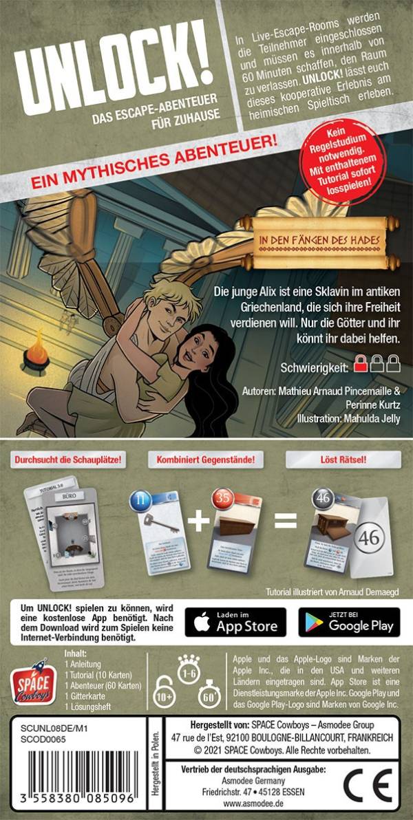 Unlock! In den Fängen des Hades (Einzelszenario)