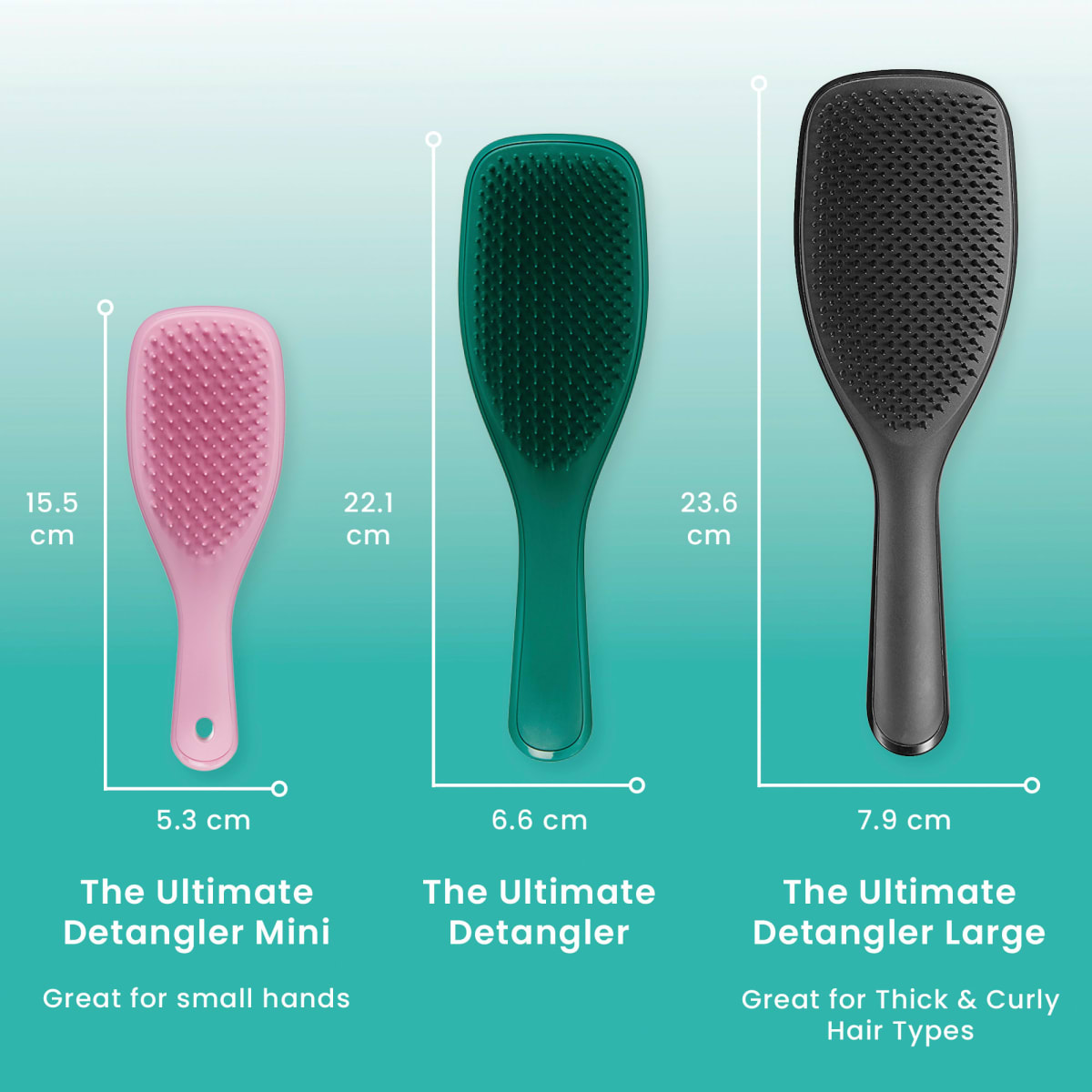 Entwirrbürste, Ultimate Detangler schwarz, 1 St