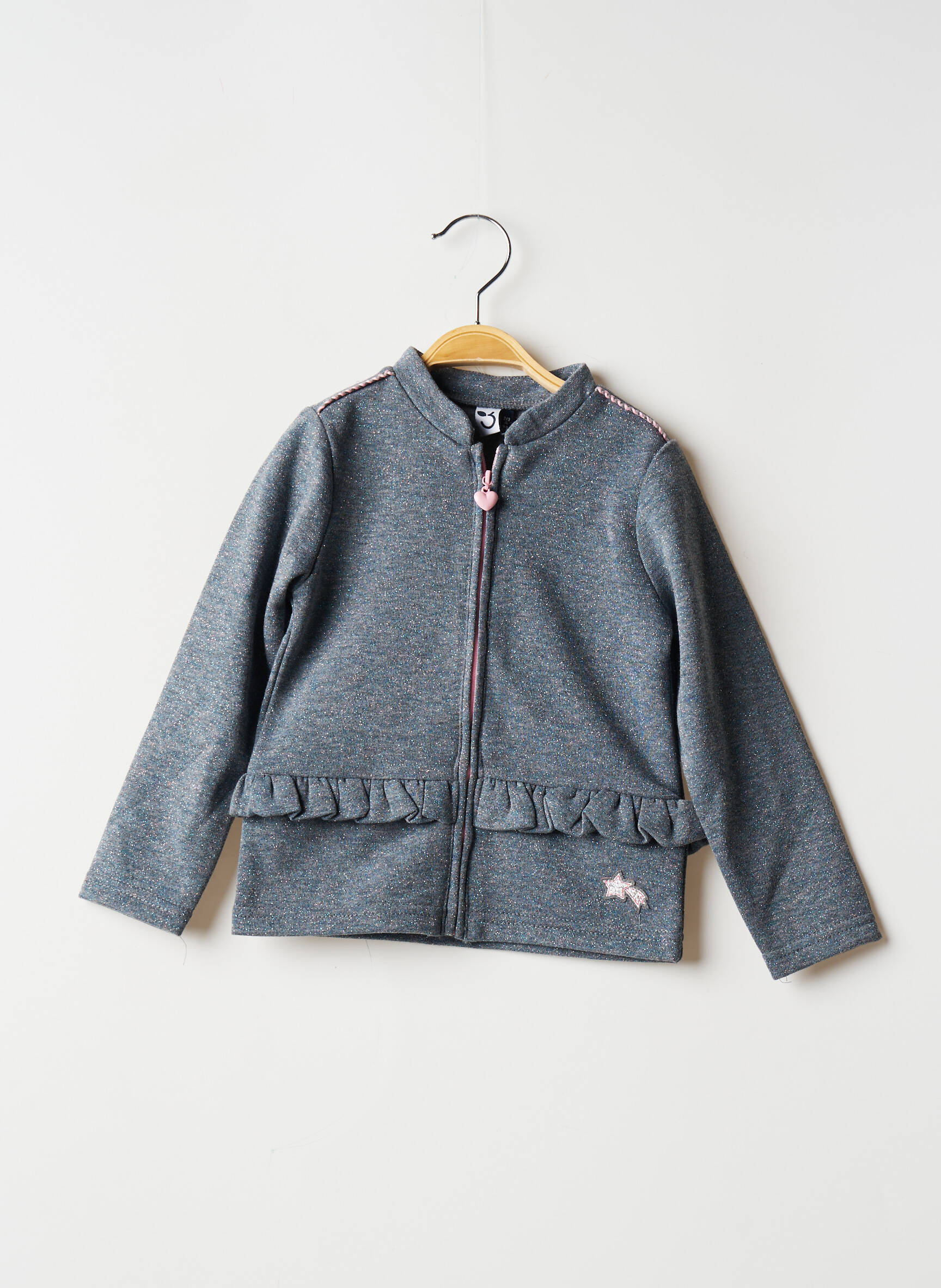 3 Pommes Vestecasual Fille couleur bleu