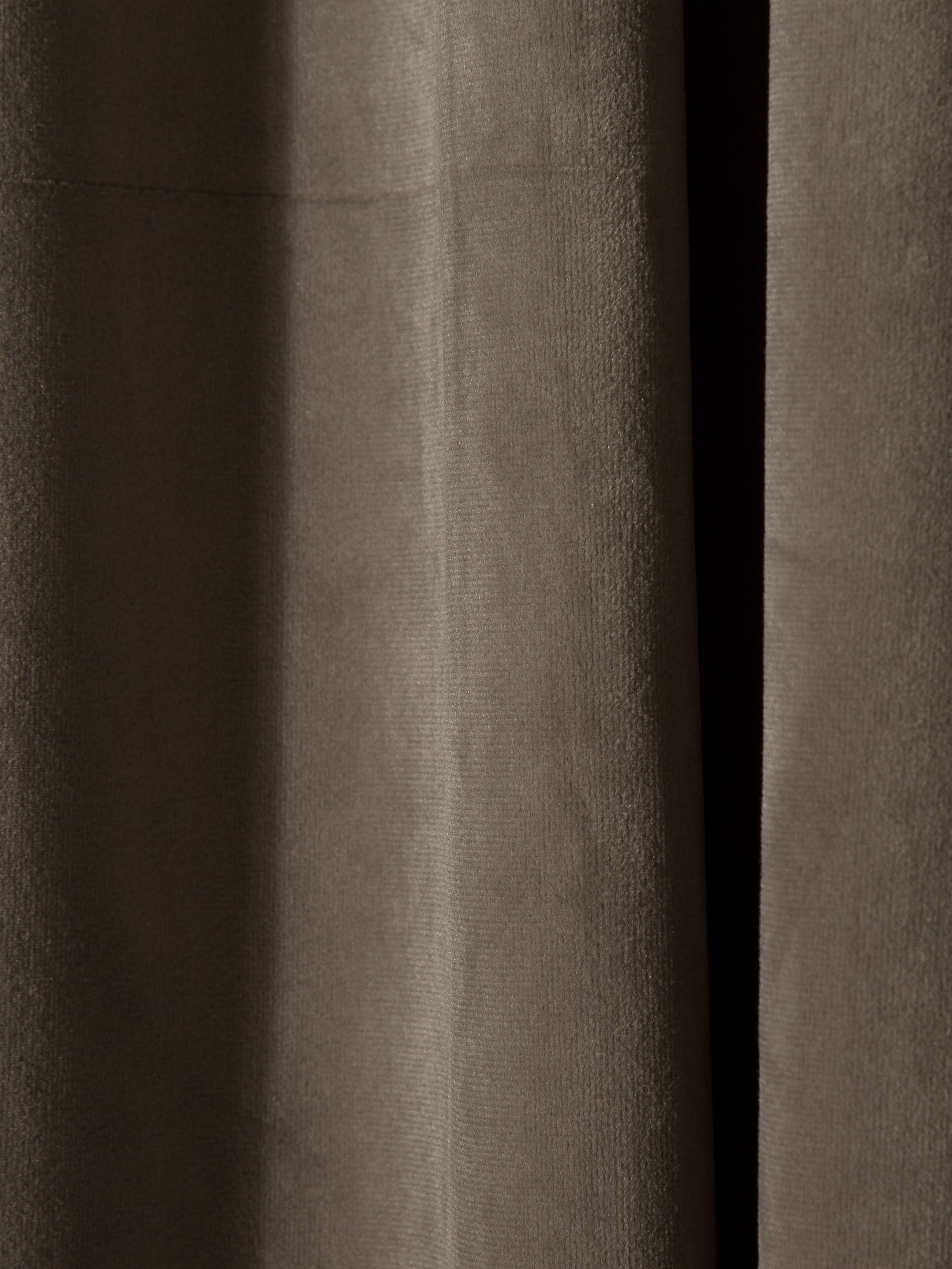 Marilana Vorhang mit Gardinenband, Taupe