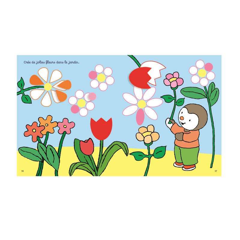 Livre Mon maxi cahier de gommettes t'choupi - Nathan Jeunesse