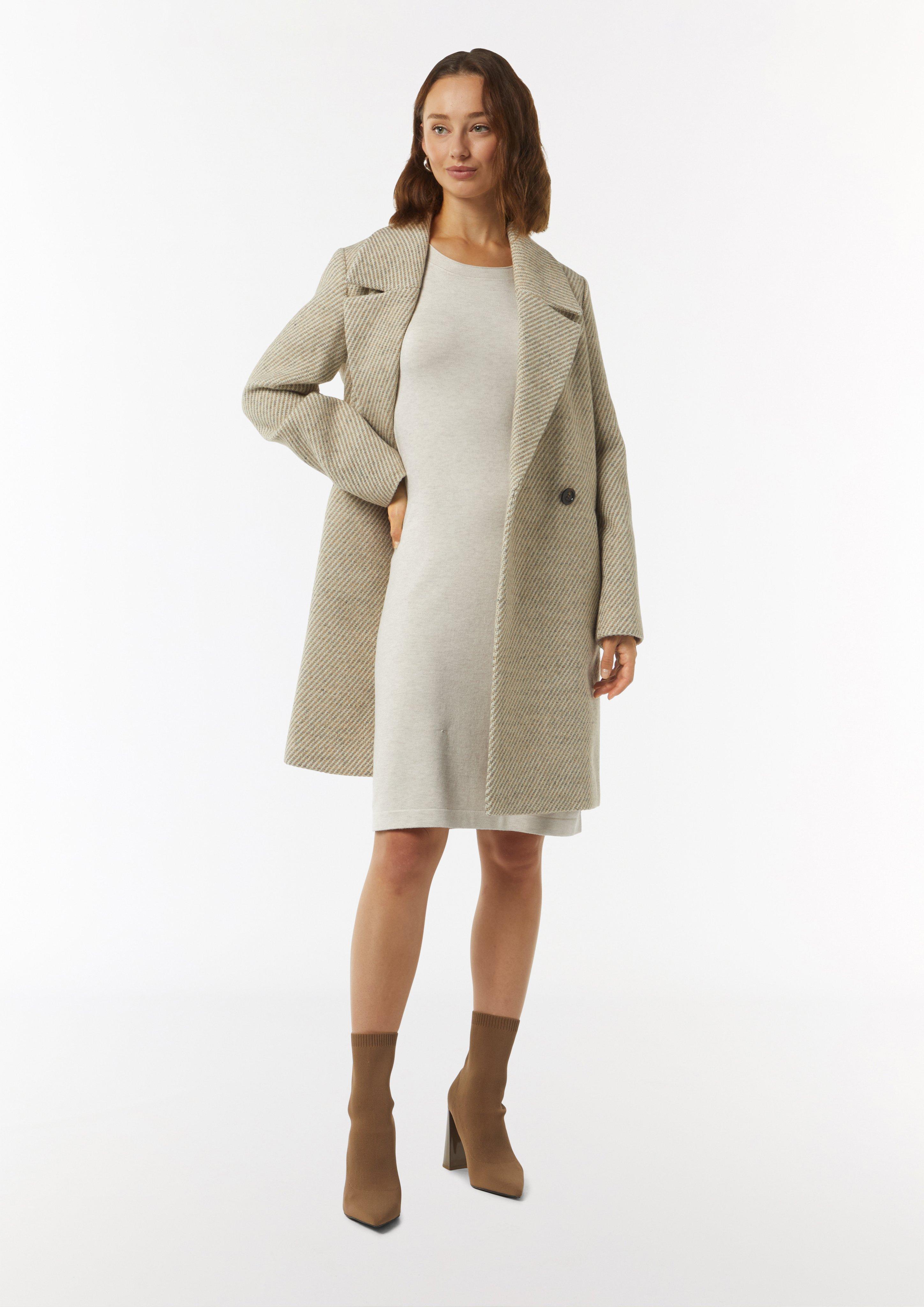 Strickkleid im Relaxed Fit - helles beige