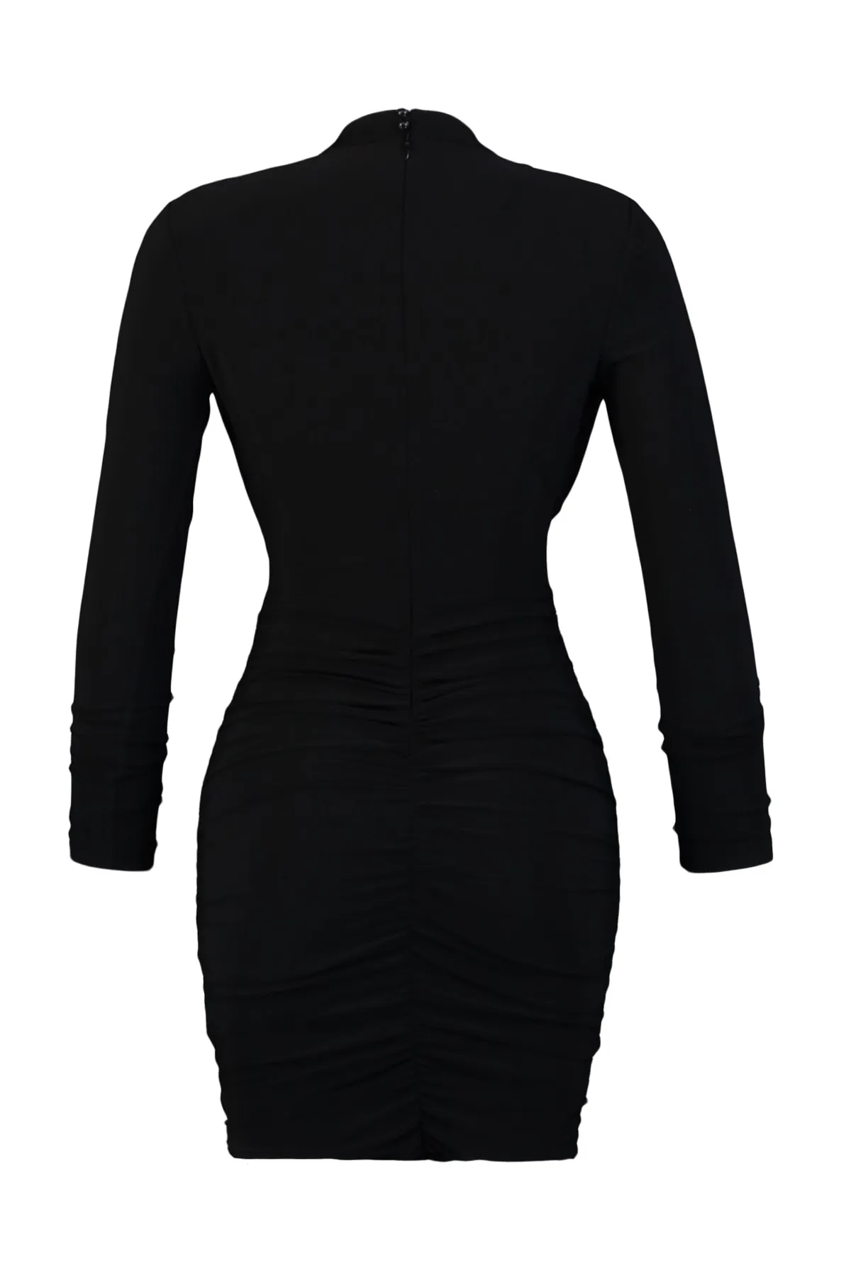 Trendyol Collection  Schwarzes gestricktes elegantes Abendkleid TPRAW23EL00084