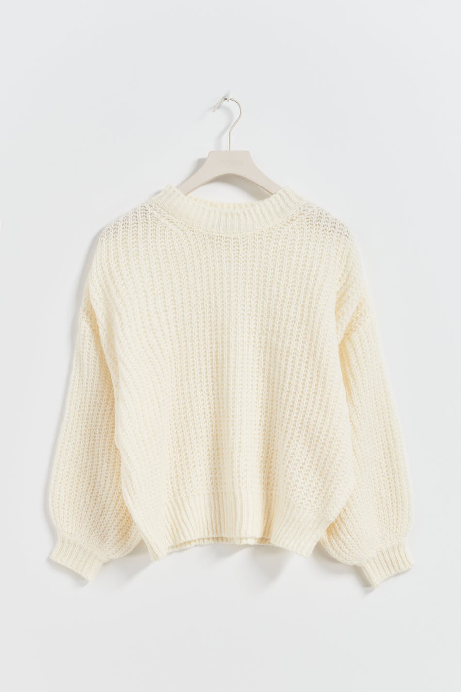 Chunky knitted sweater