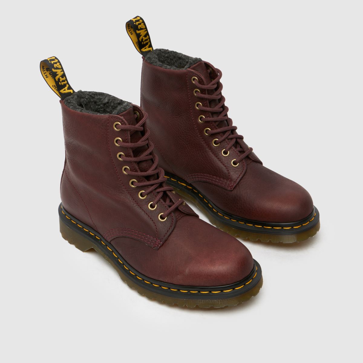 Dr Martens 1460 Warmwair-stövlar i vinröda