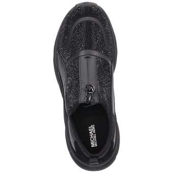 Michael Kors Sami Zip Trainer Sneaker in schwarz
