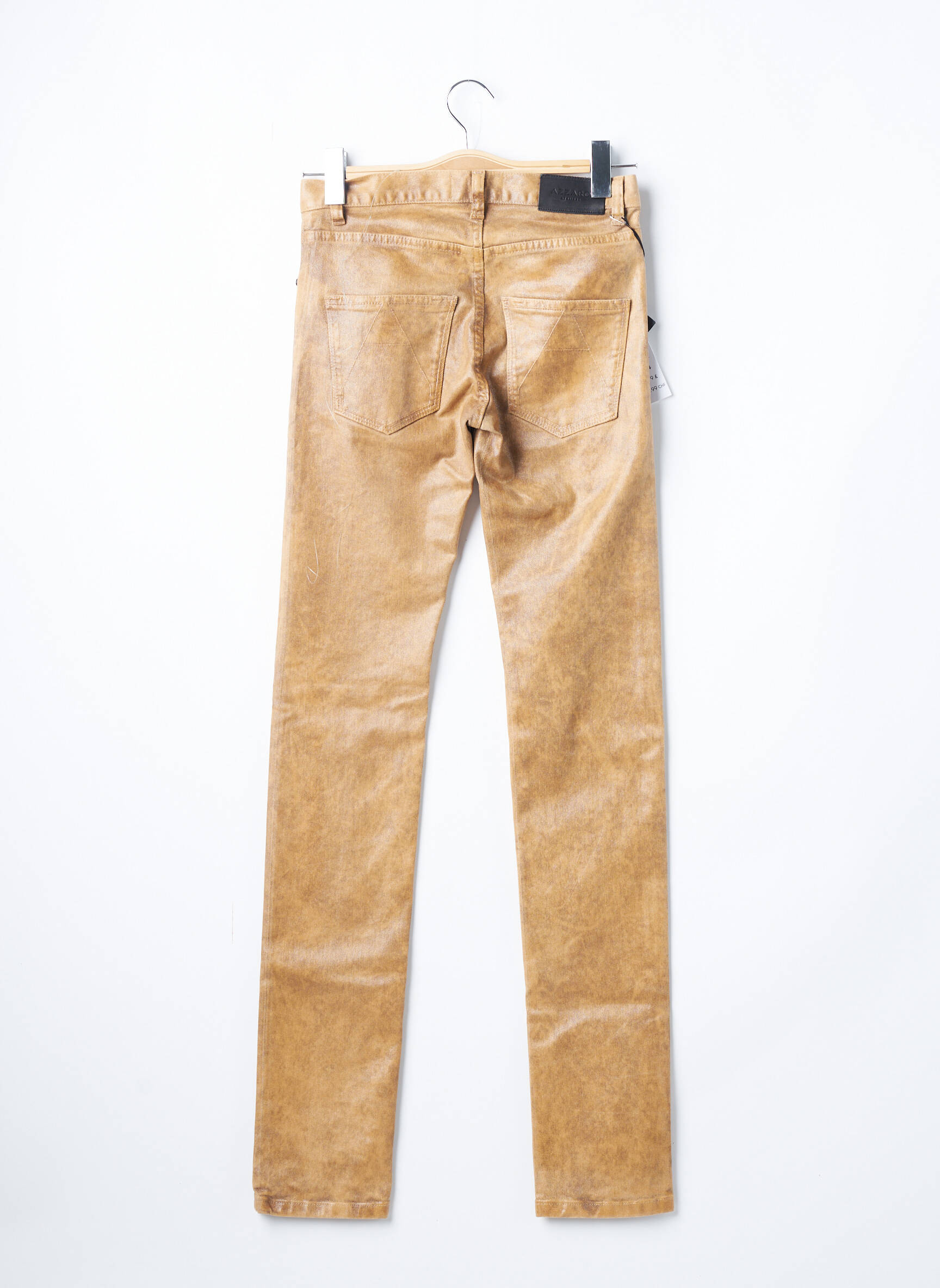 Azzaro Jeans Coupe Slim Femme couleur beige