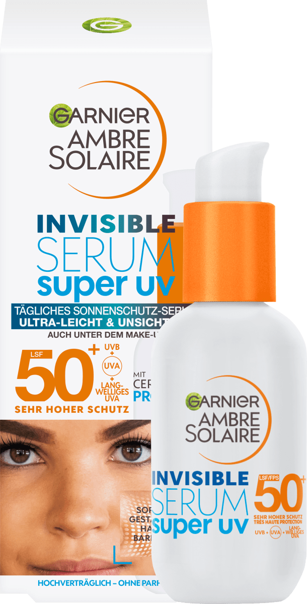 Sonnenfluid Gesicht super UV invisible Serum, LSF 50+, 30 ml