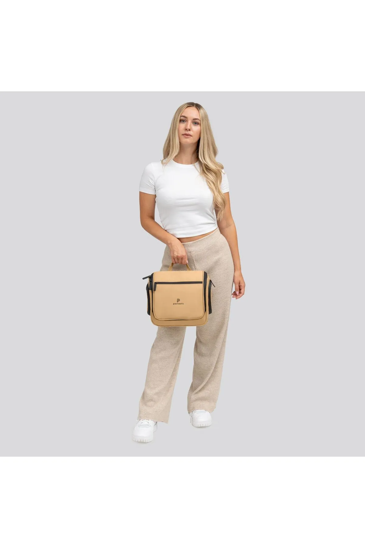 Pactastic  Kosmetiktasche - Beige