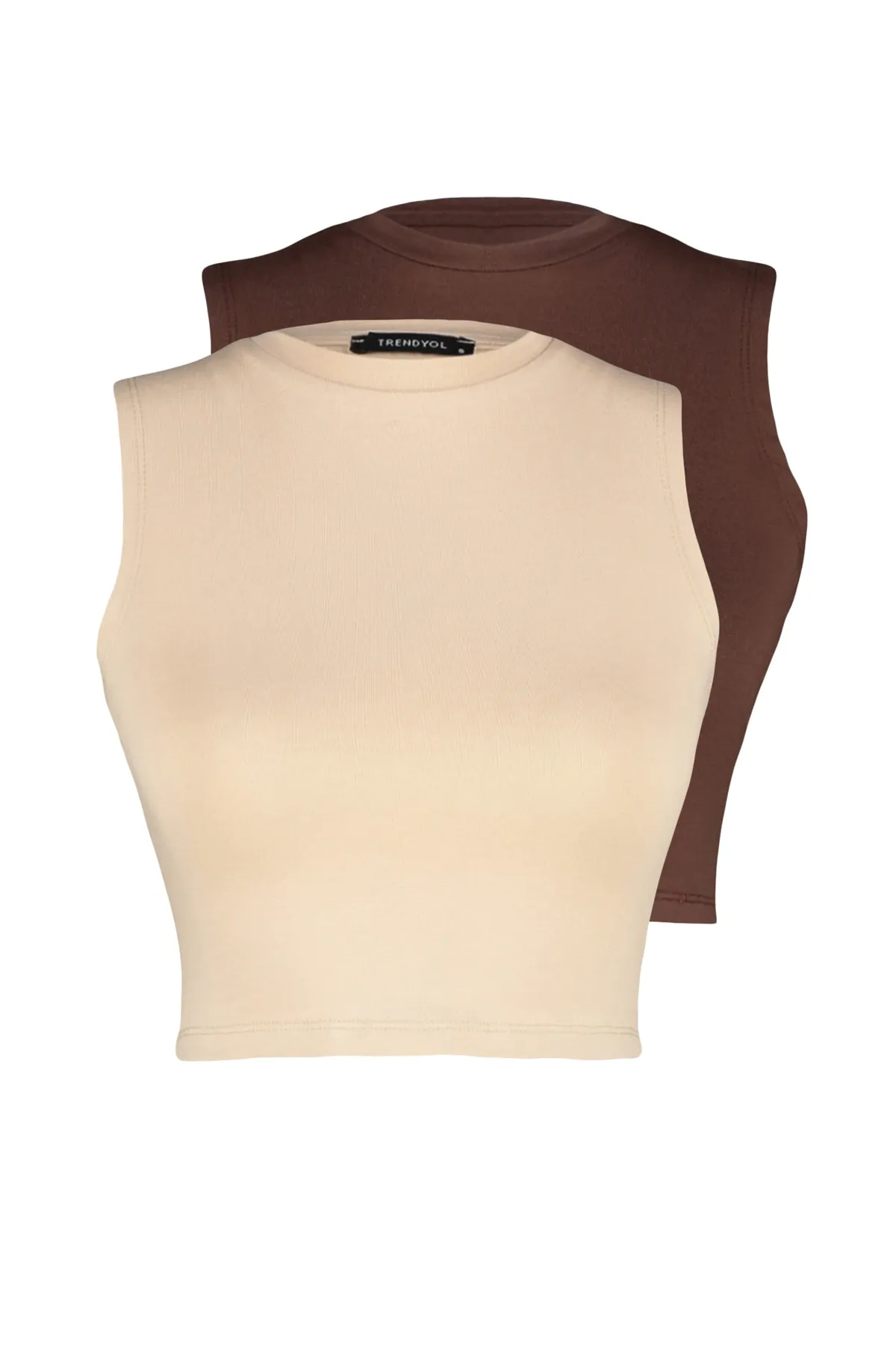 Trendyol Collection  Unterhemd - Braun - Slim Fit