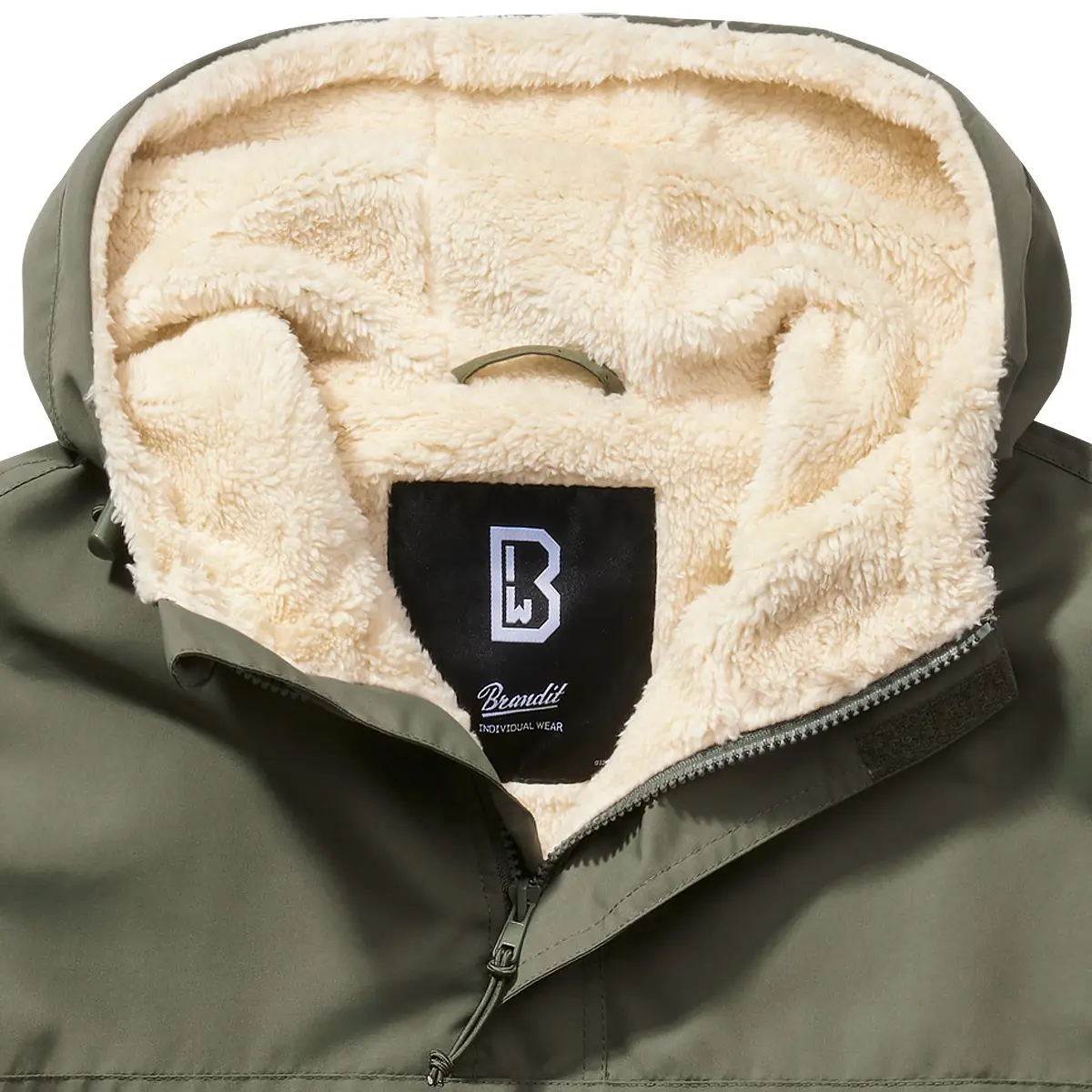 Windbreaker Sherpa oliv