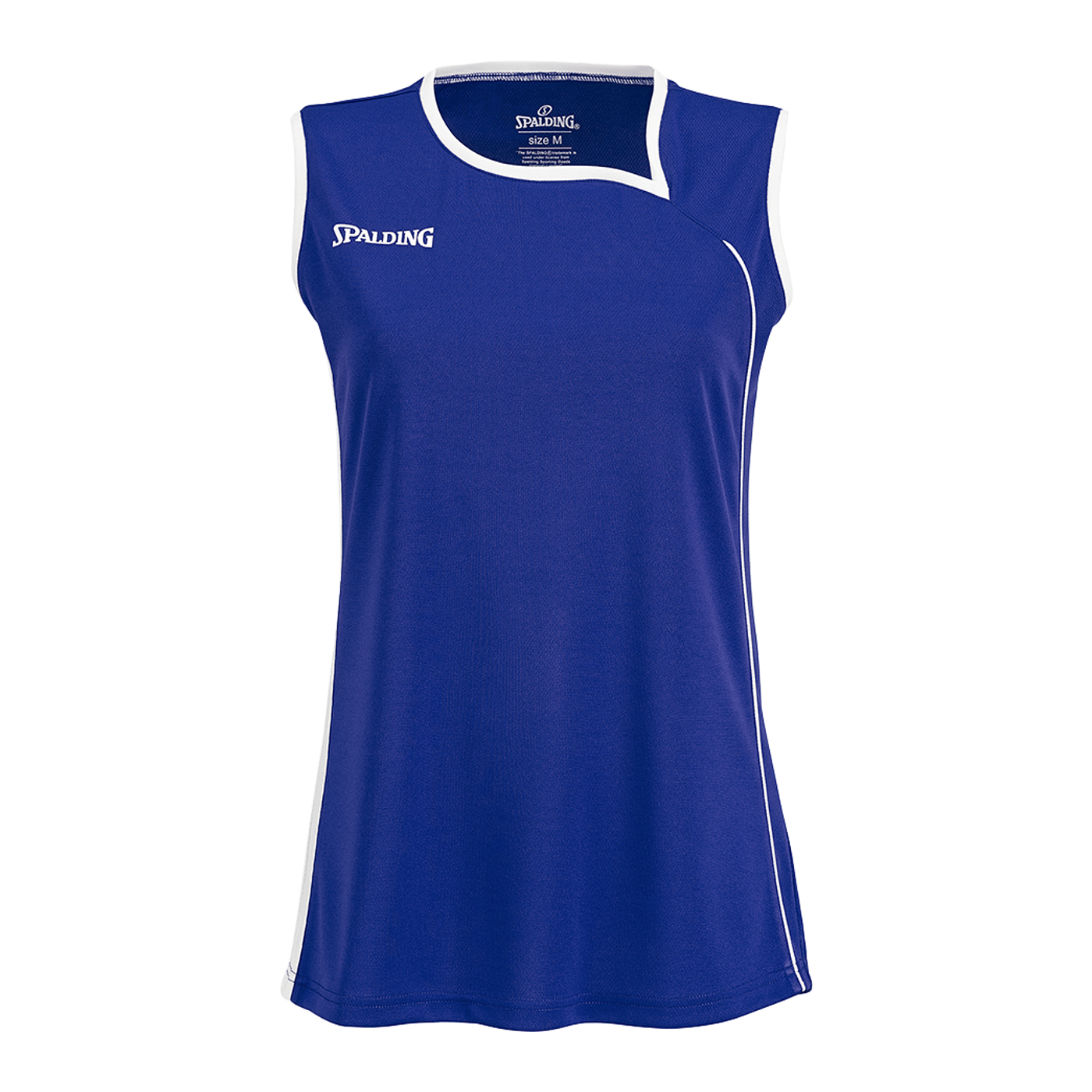 Spalding 4HER II Tank Top Damen Blau Weiss F02