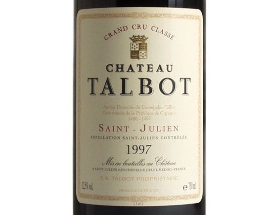 Château Talbot 1997 Bordeaux Saint-Julien