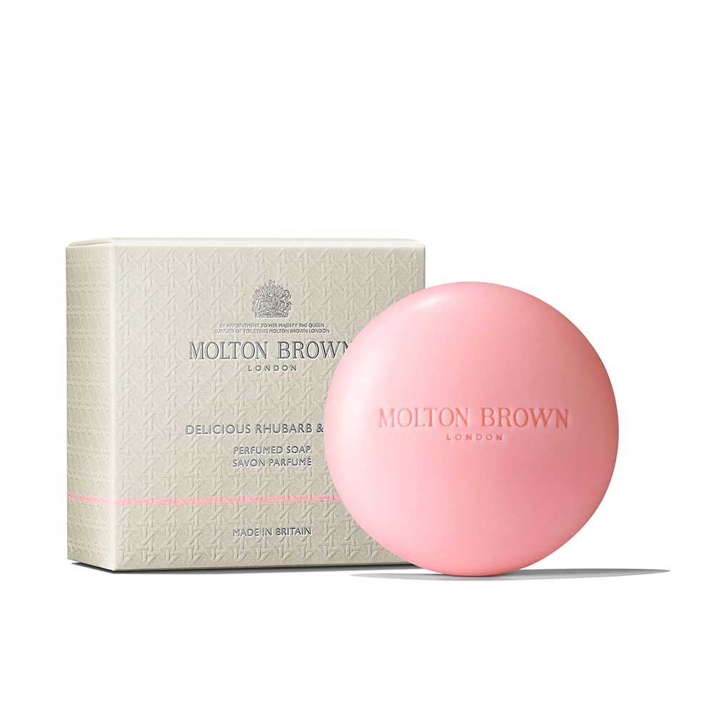 Molton Brown Bath & Body Delicious Rhubarb & Rose Fine Perfumed Soap