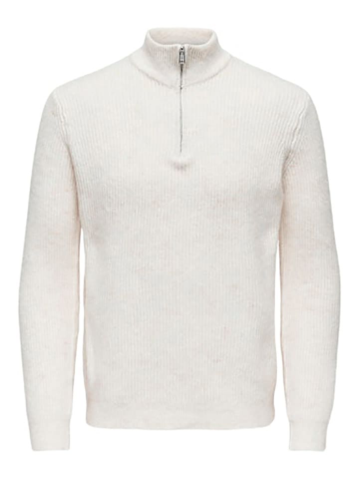 ONLY & SONS Pullover in Creme günstig kaufen