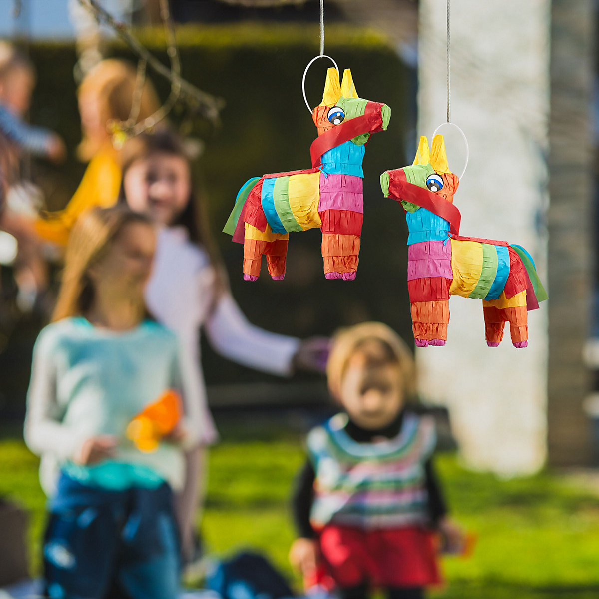 Pinata Esel bunt