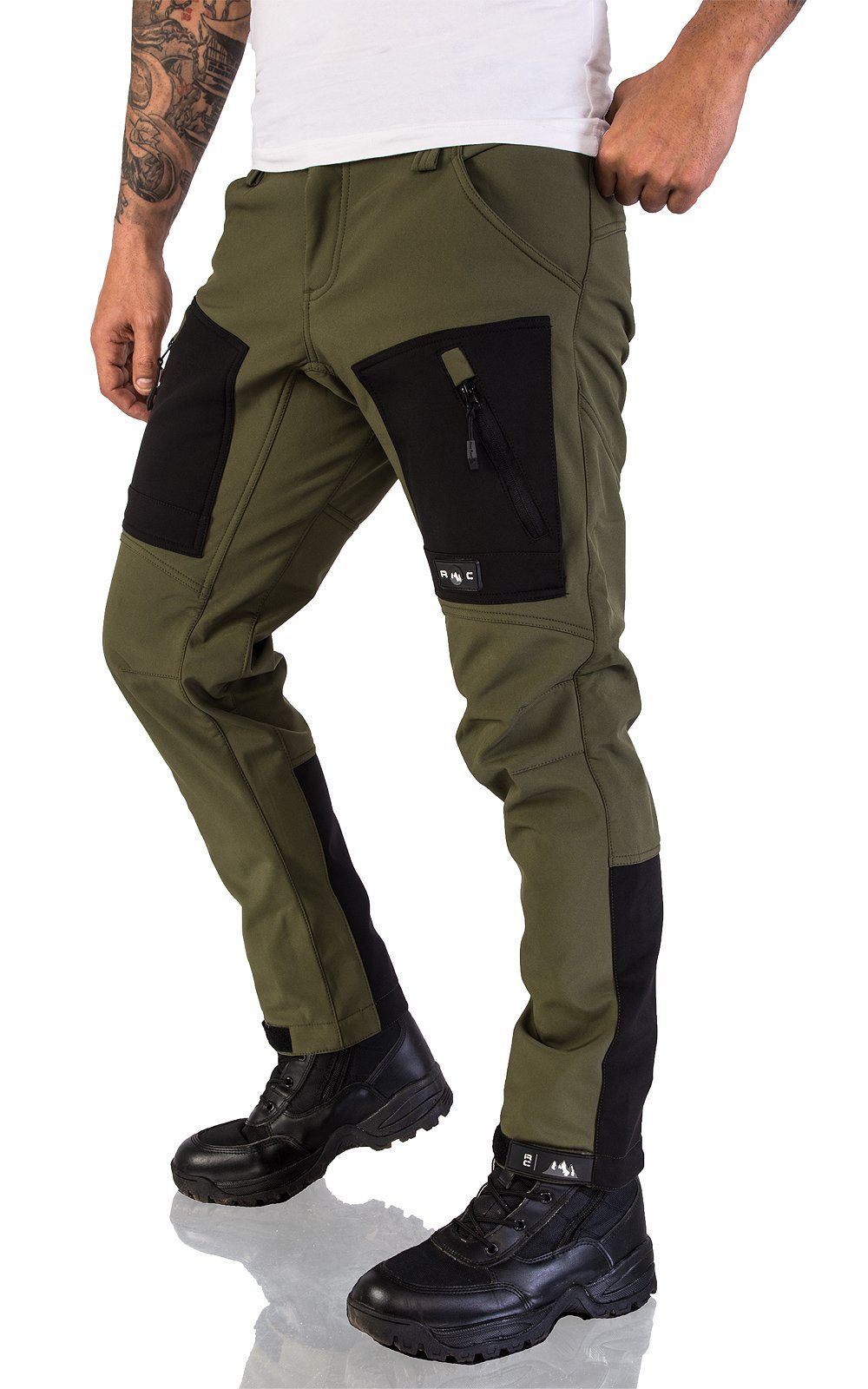 Rock Creek Softshellhose Herren Softshellhose Wanderhose H-196