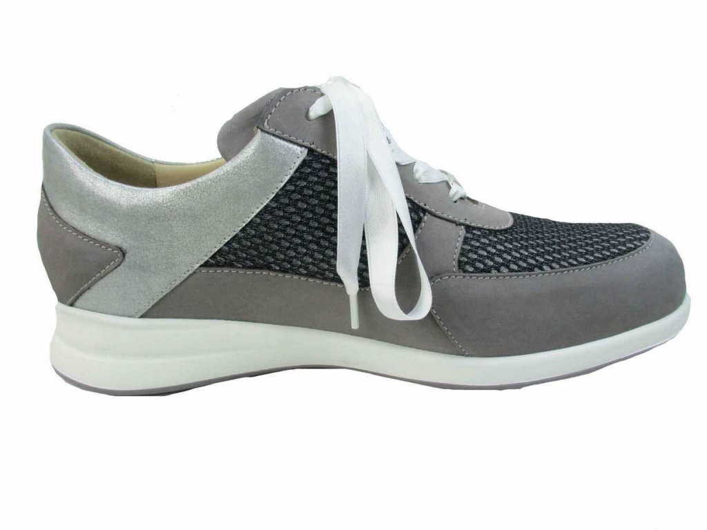 FINN COMFORT Komfort Schnürer grau