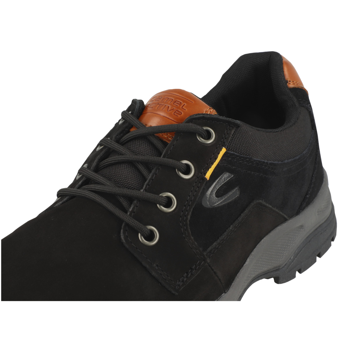 camel active CABD001 Schnürschuhe schwarz