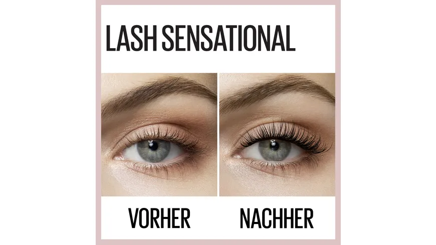 MAYBELLINE NEW YORK Mascara Lash Sensational Luxurious 9.5 ml Very Black