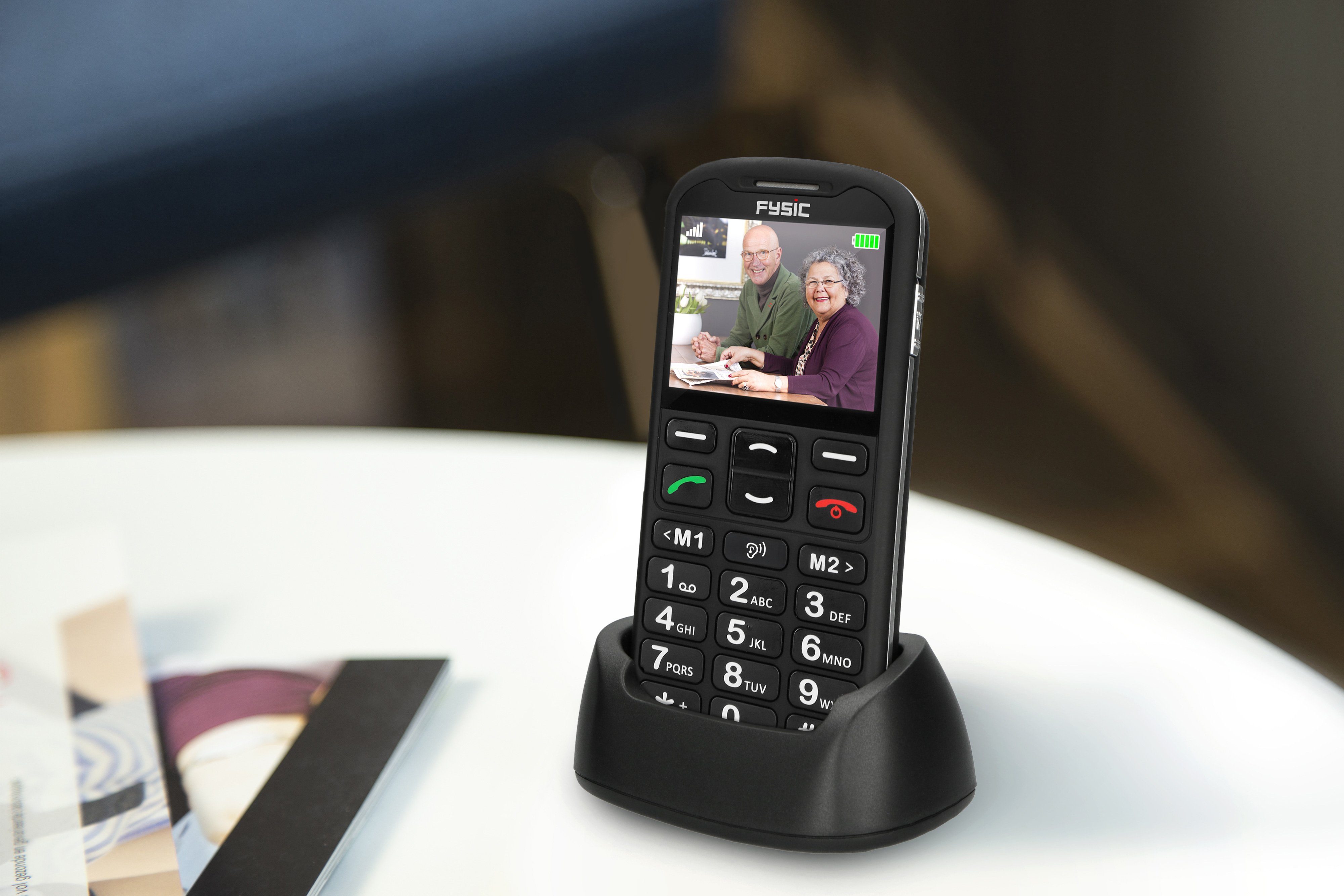 Fysic F10 Seniorenhandy (Mobiele Handy für Senioren mit Notruftaste - Seniorenhandy 4G)