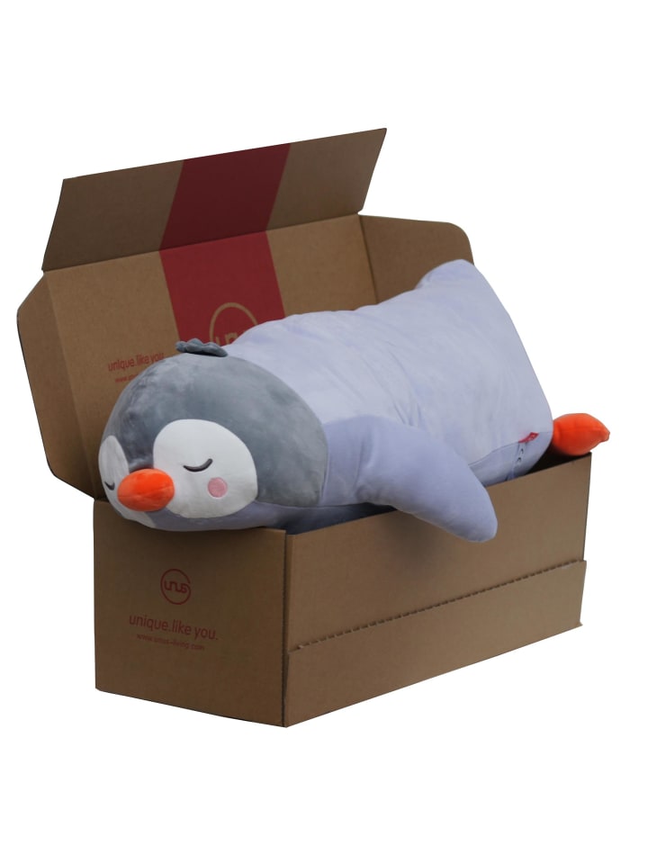 UNUS Seitenschläferkissen Pinguin Kissen in Hellblau günstig kaufen