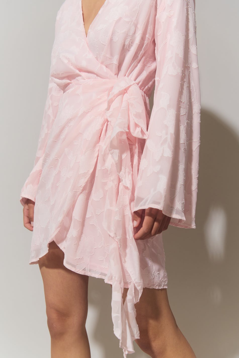 Floral wrap dress