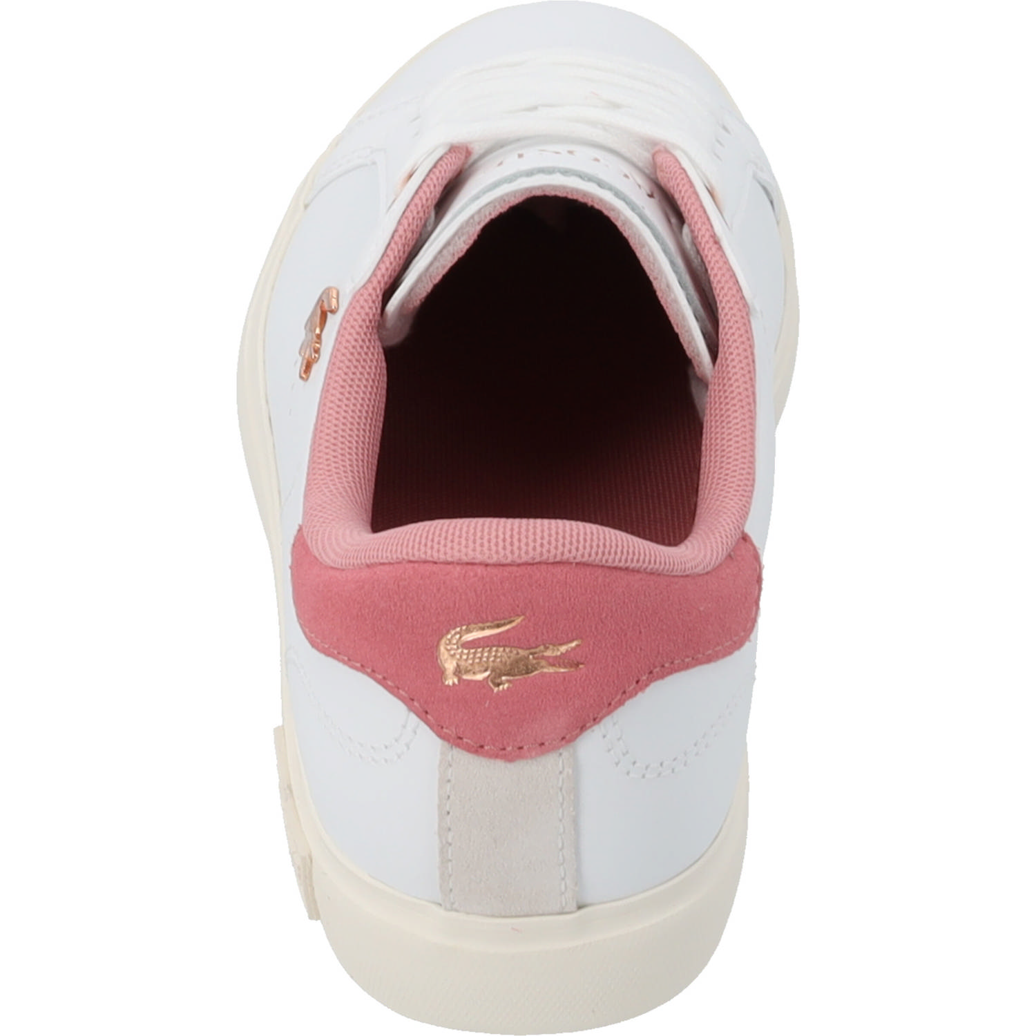 Lacoste Powercourt 47SFA0081, Schnürschuhe, Damen, weiß / light pink