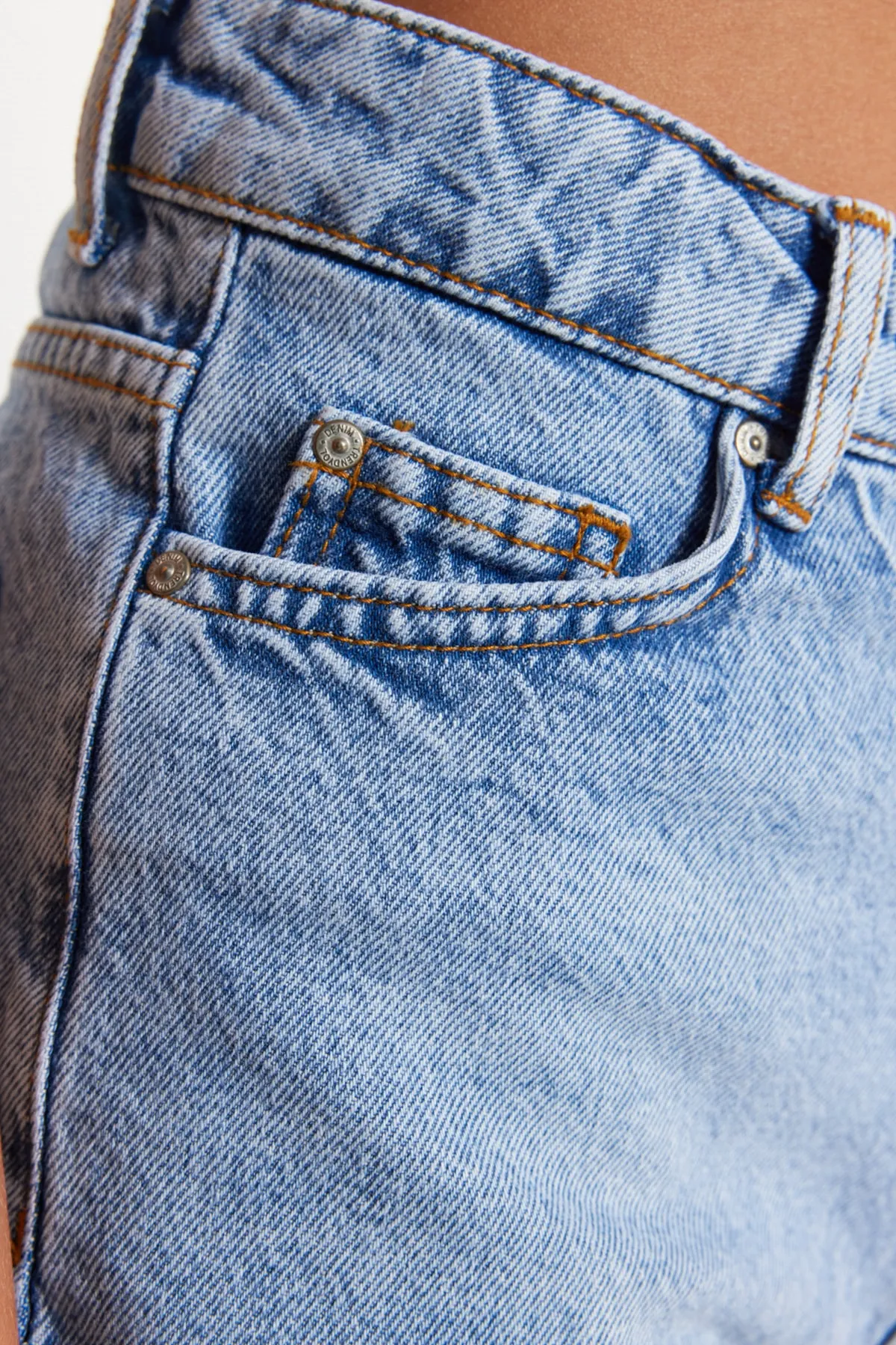 Trendyol Collection  Shorts - Blau - Hoher Bund