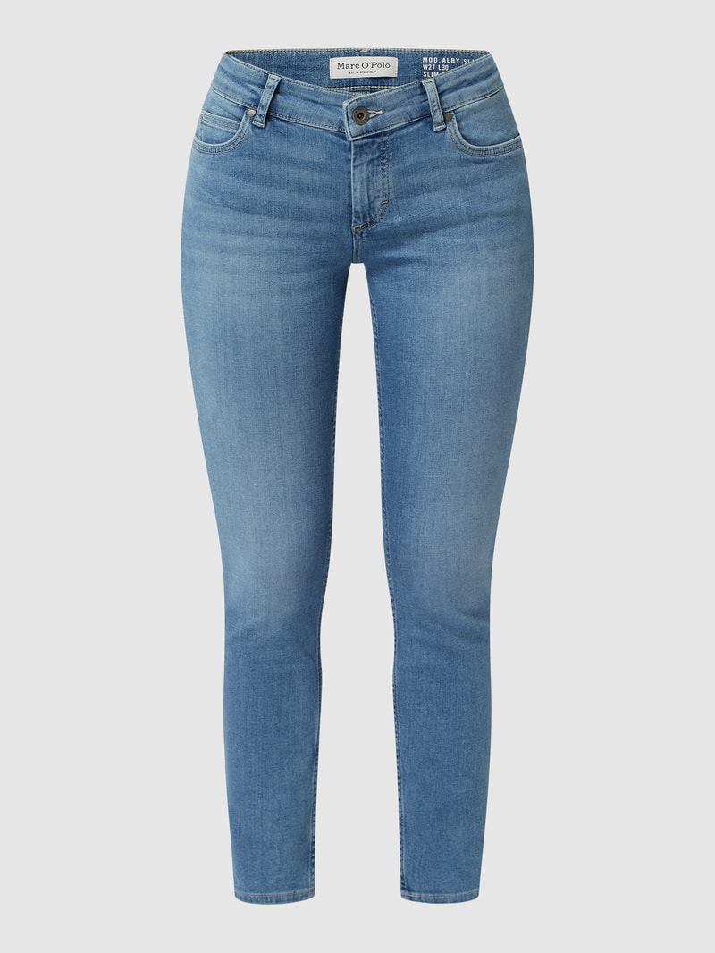 Slim Fit Jeans mit Stretch-Anteil Modell 'Alby' in jeans