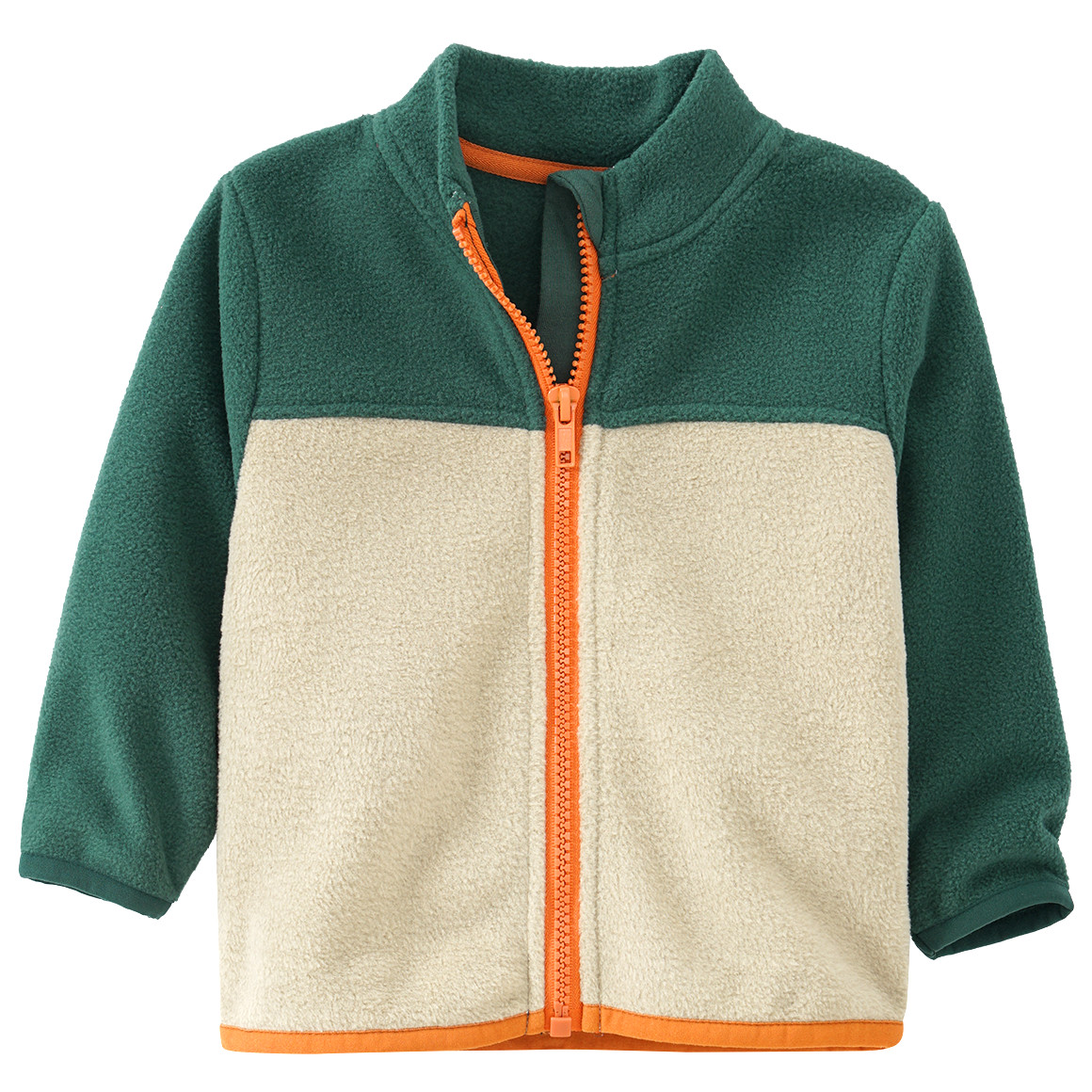 Baby Fleecejacke mit Stehkragen