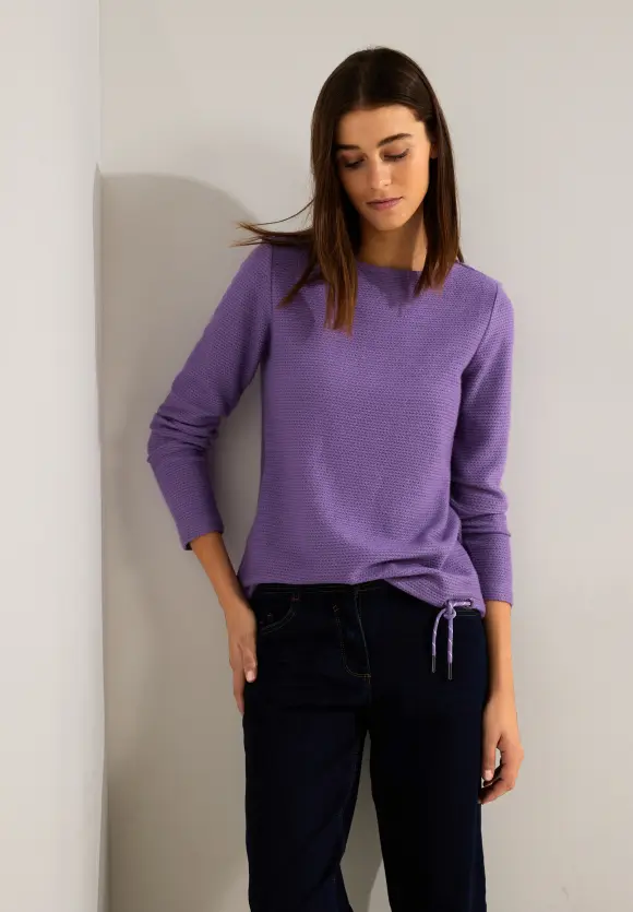 CECIL Struktur Langarmshirt