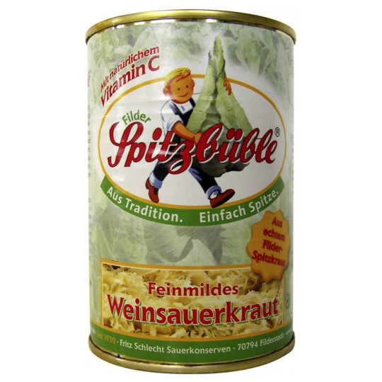 Filder Spitzbüble feinmildes Weinsauerkraut 400G
