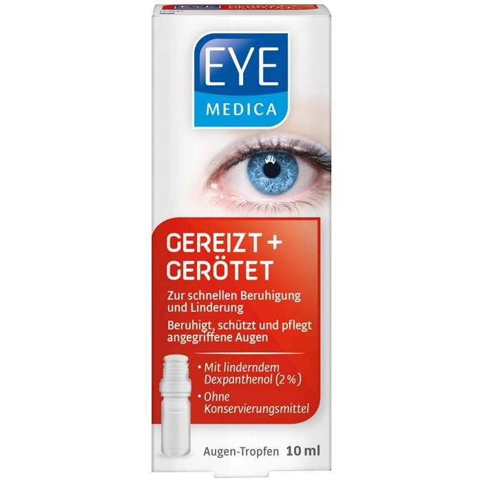 Augen-Tropfen Gereizt+Gerötet
