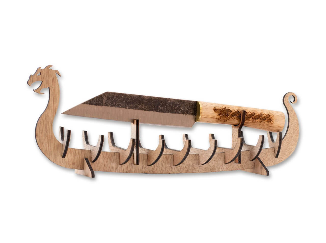 Viking Drakkar Knife Stand