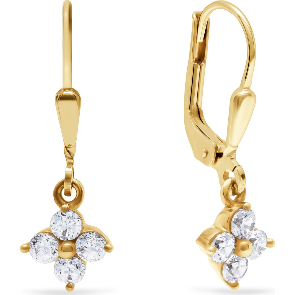 FAVS Boucles d'oreilles 375 Or jaune Boucles d'oreilles