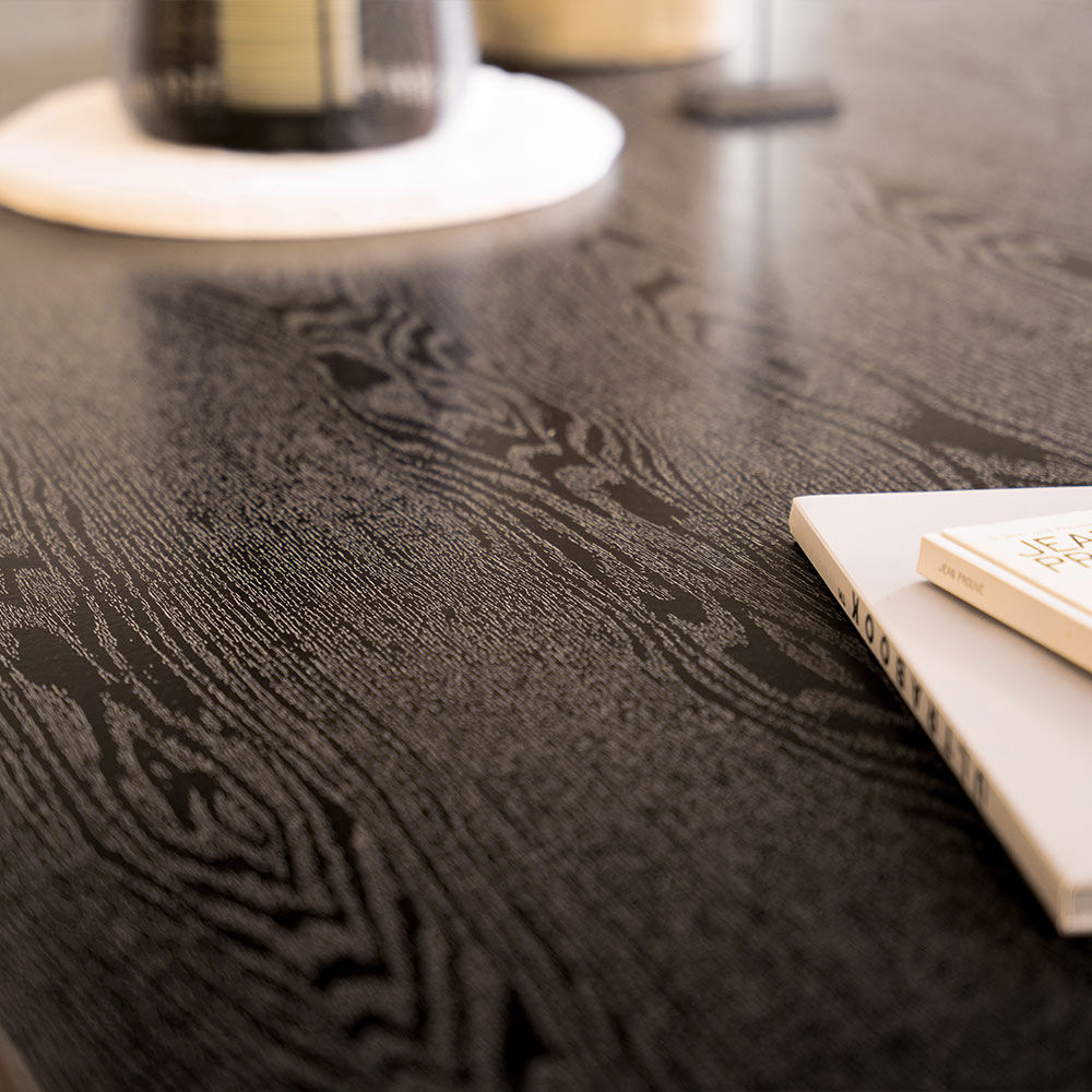 Home Deluxe HOME DELUXE Esstisch Eckig AVENCIA inkl. Sternfuß - 160 x 100 cm Dark Oak