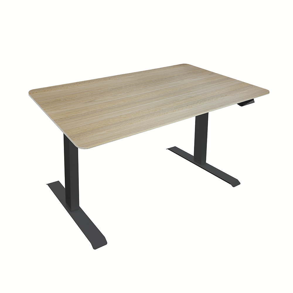 Home Deluxe HOME DELUXE Höhenverstellbarer Schreibtisch elektrisch LUMINA - 120 x 60 cm Eiche