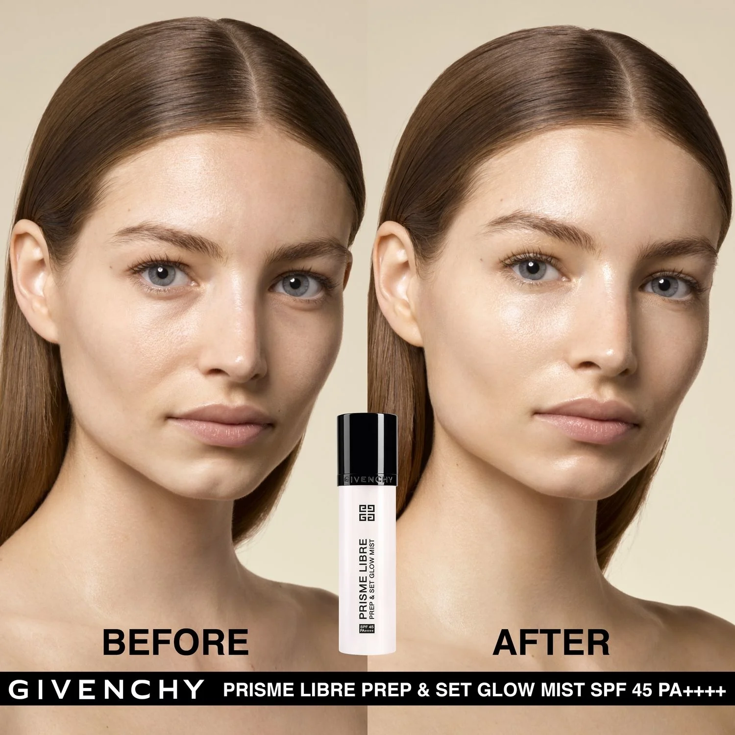 Prisme Libre Prep & Set Glow Mist - фиксатор за лице, подлога за шминку, хидратантна маглица за лице, заштитни третмани