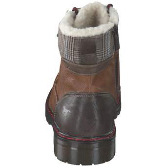 Mustang Schnürstiefelette in braun
