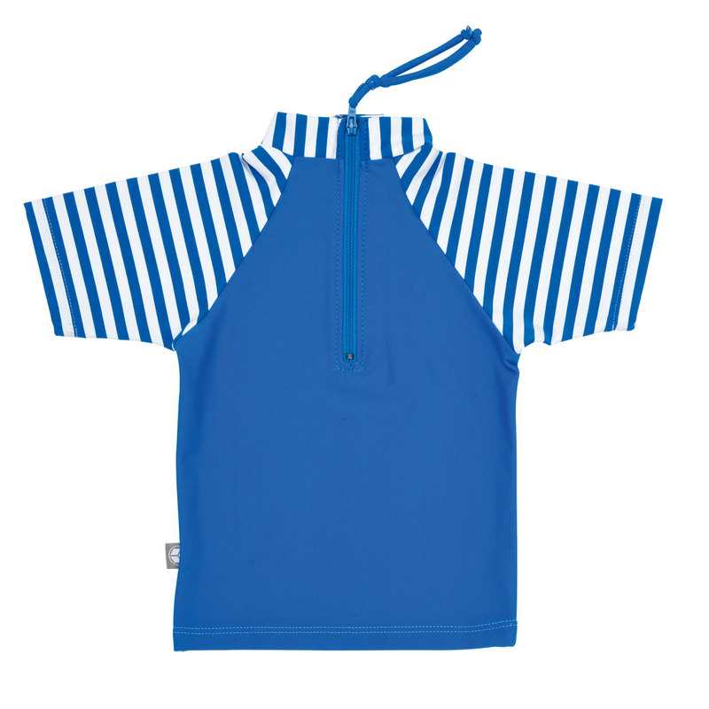 T-shirt anti-UV rayé bleu 6 mois