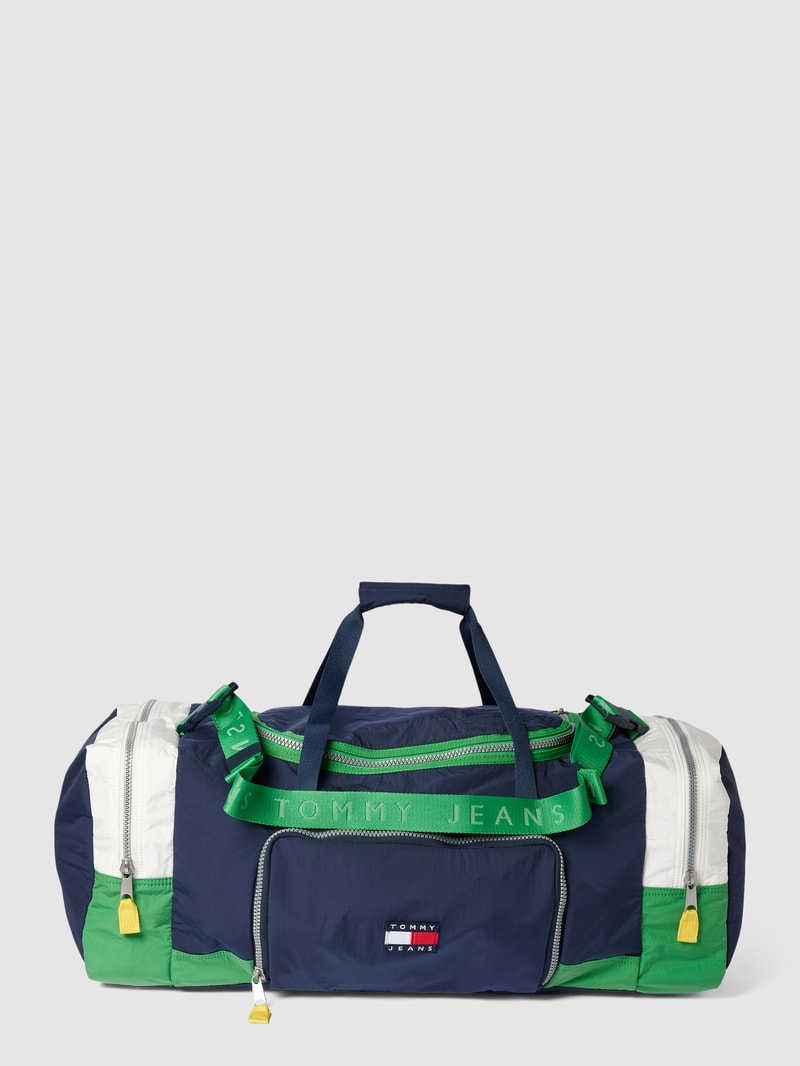 Duffle Bag mit Label-Details Modell 'HERITAGE PINNACLE' in grün