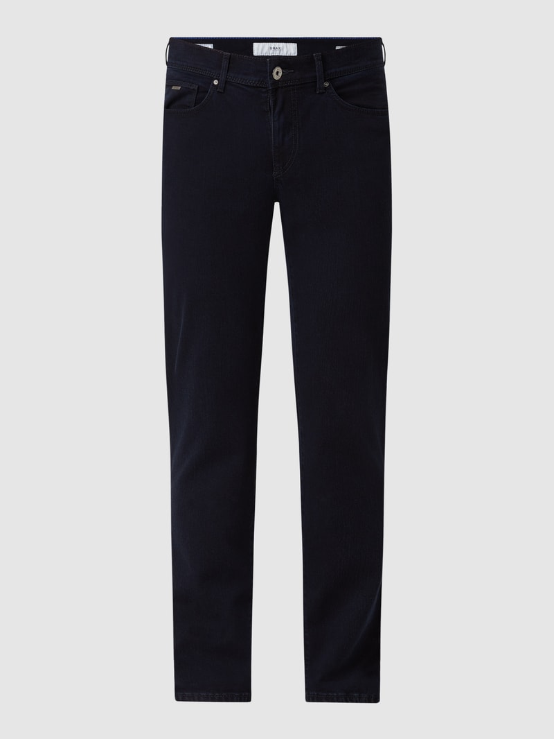 Straight Fit Jeans mit Stretch-Anteil Modell 'Cadiz' in dunkelblau