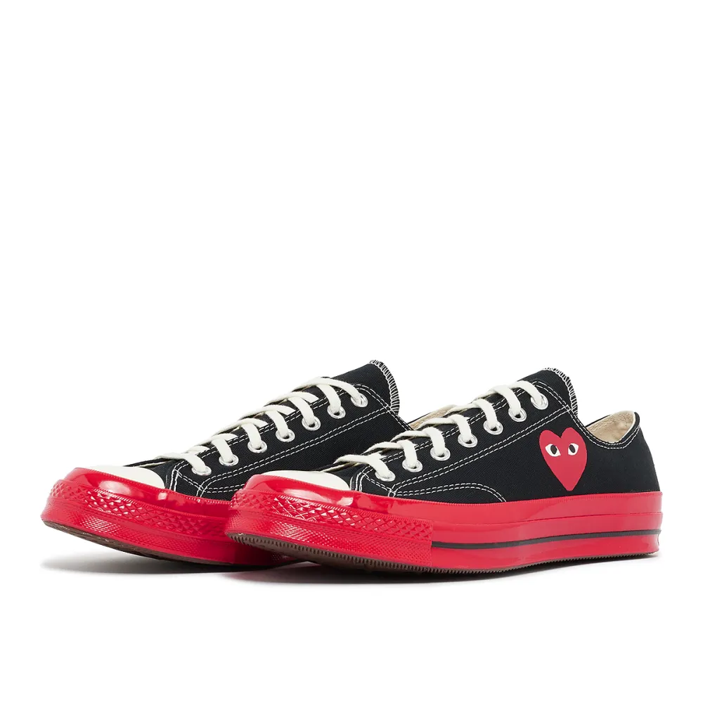 Comme des Garcons Play Sole Chuck 70 Low P1K123-1 / schwarz