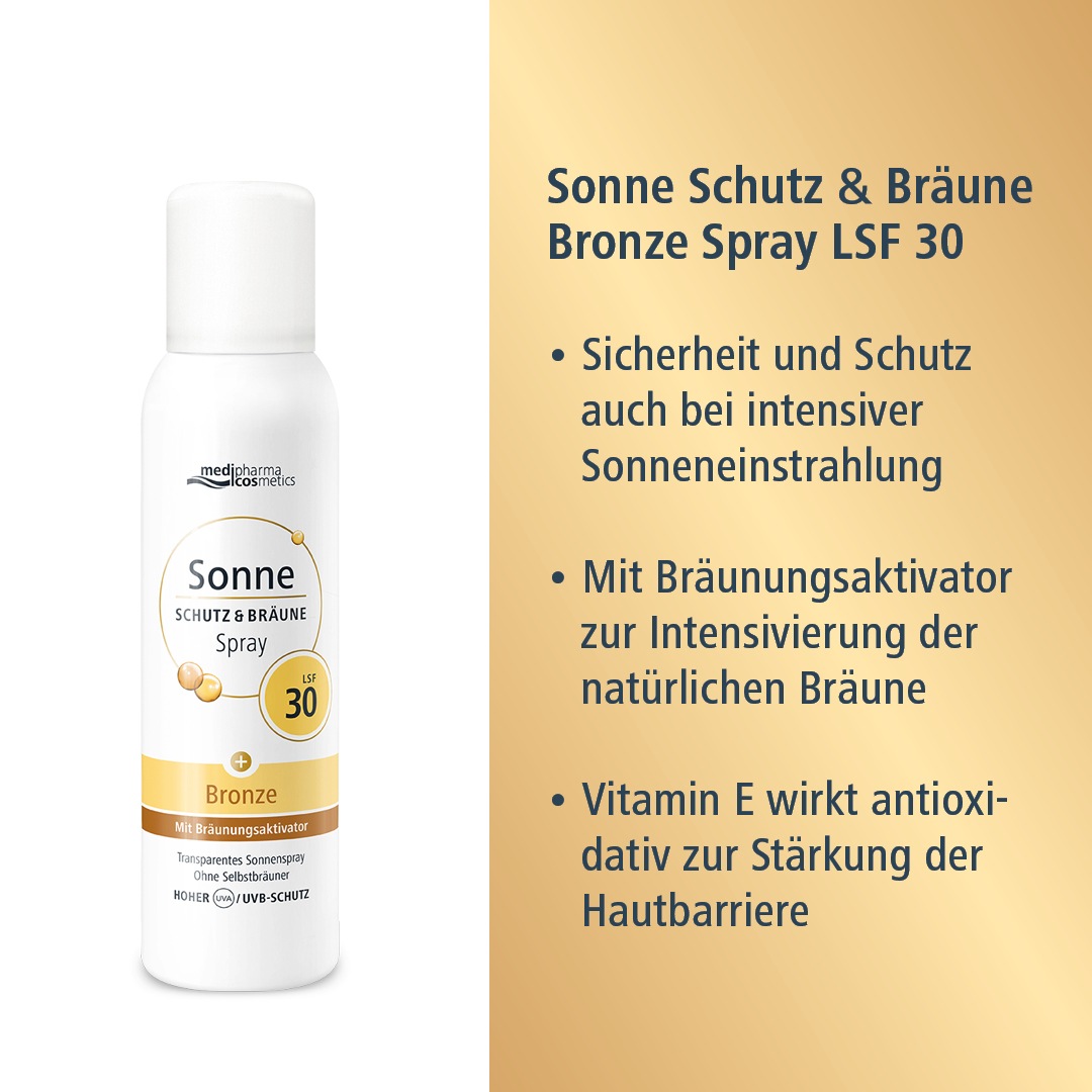 SONNE SCHUTZ & Bräune Spray bronze LSF 30